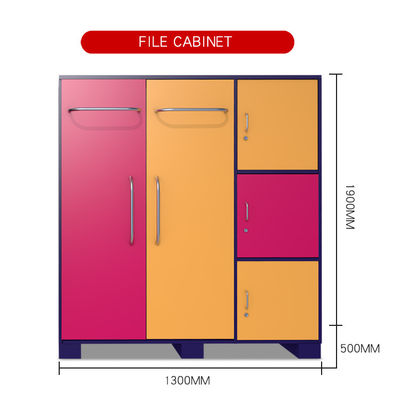 Armário de armazenamento de aço laminado quarto com portas 0.6mm
