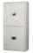 Branco vertical das portas confidenciais espertas eletrônicas do armário dois do fechamento ISO9001