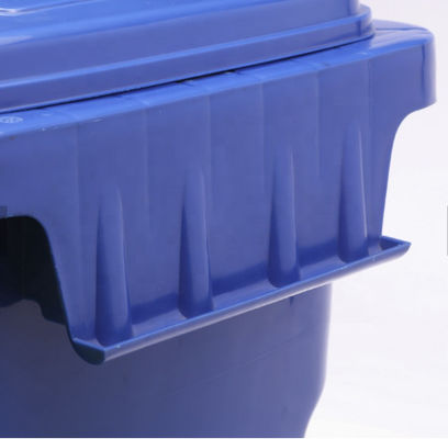Escaninhos de armazenamento de reciclagem retangulares do EN 840 com tampa, ISO9001 que recicla a parte externa do armazenamento