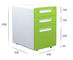 4 arquivos do escritório das gavetas ISO9001 0.4mm a 1.2mm
