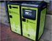 Escaninhos de lixo espertos de aço inoxidável exteriores, lixo do EN 840 e escaninho de reciclagem automáticos