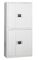Branco vertical das portas confidenciais espertas eletrônicas do armário dois do fechamento ISO9001