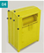 H1800mm que recicla o revestimento amarelo do pó da doação da roupa do escaninho de armazenamento