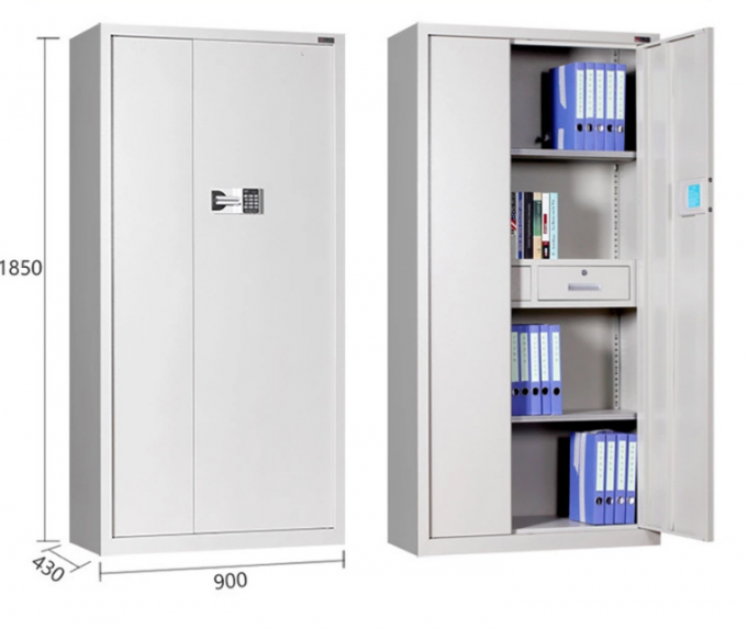 Fábrica eletrônica do armário do armário de arquivo confidencial do metal do comprovante de contabilidade da senha do grande armazenamento de aço